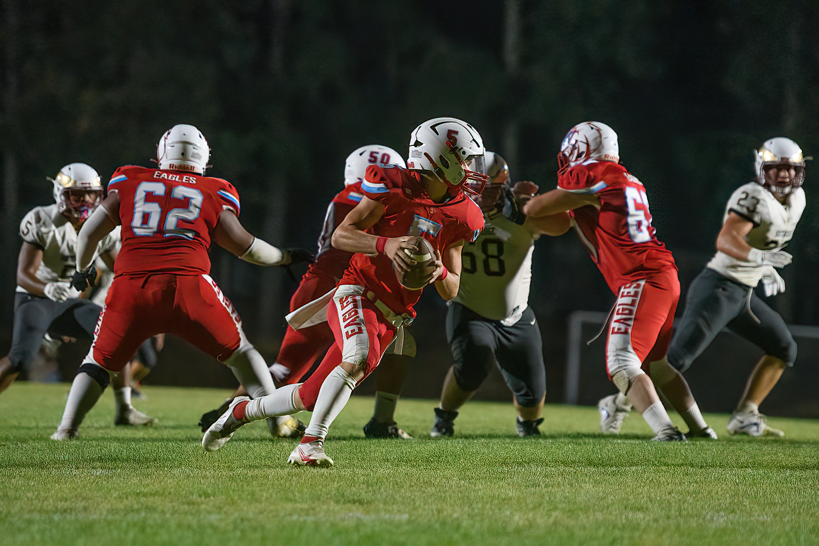 Southridge Centennial football Ken Waz 55